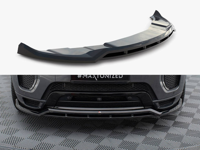 MAXTON DESIGN FRONT SPLITTER RANGE ROVER EVOQUE HSE DYNAMIC MK1 FACELIFT — photo 1