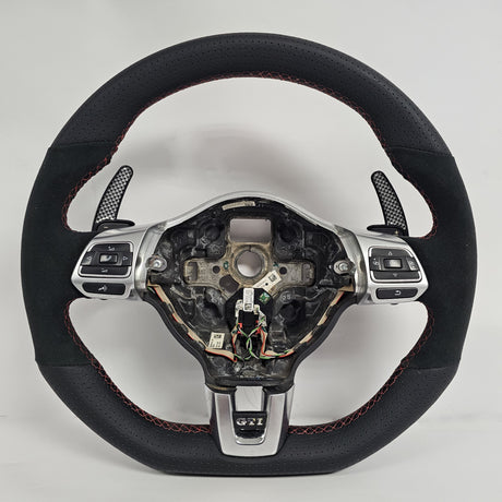 FULL LEATHER STEERING WHEEL RECOVER (ADVANCED) CLOSE