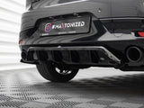 MAXTON DESIGN CENTRAL REAR SPLITTER VERTICAL BARS MAZDA 3 MK4 — photo 2