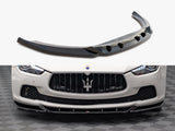 MAXTON DESIGN FRONT SPLITTER V1 MASERATI GHIBLI MK3 — photo 1