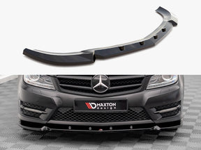 MAXTON DESIGN FRONT SPLITTER V.1 MERCEDES C-CLASS AMG LINE C204 W204 S204 FACELIFT — photo 1