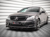 MAXTON DESIGN FRONT SPLITTER V.1 MERCEDES C-CLASS AMG LINE C204 W204 S204 FACELIFT — photo 2