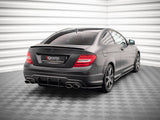 MAXTON DESIGN MERCEDES C-CLASS W204 FACELIFT AMG LINE REAR SIDE SPLITTERS — photo 2