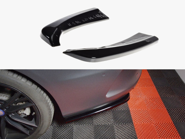 MAXTON DESIGN MERCEDES C-CLASS C205 AMG LINE REAR SIDE SPLITTERS — photo 1