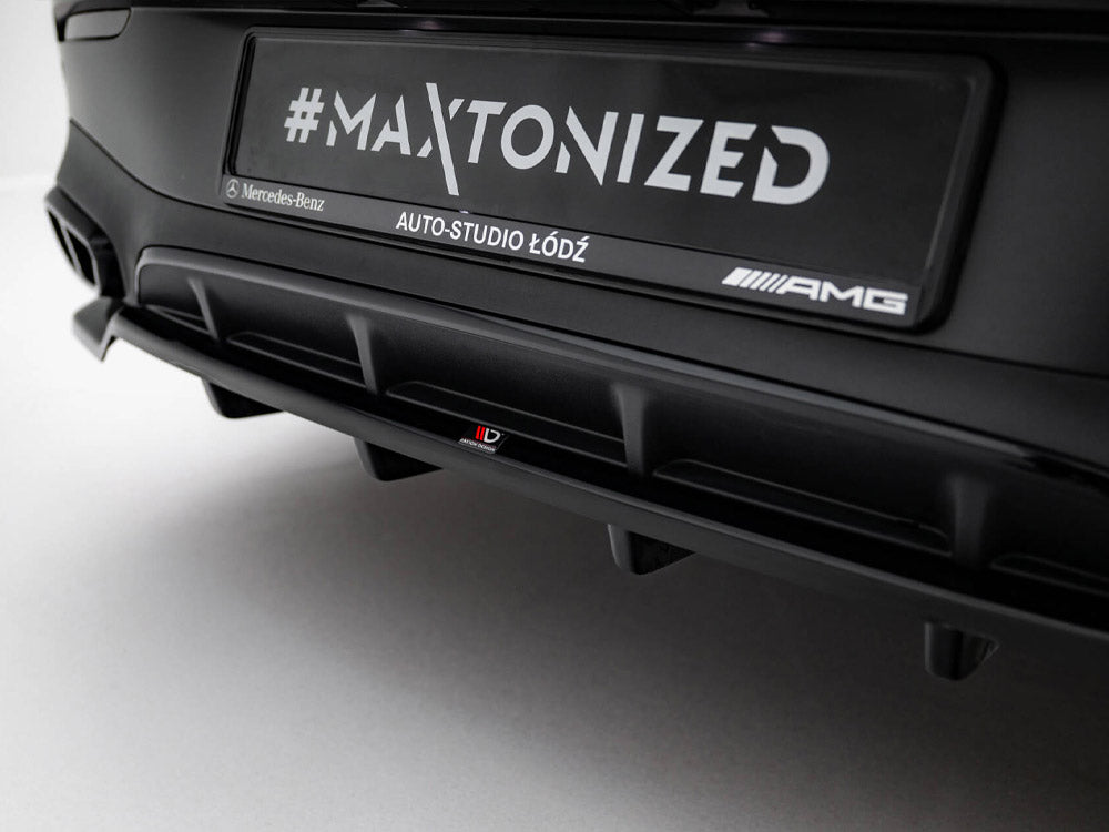 MAXTON DESIGN REAR SPLITTER VERTICAL BARS MERCEDES-BENZ CLE AMG LINE C236 — photo 4
