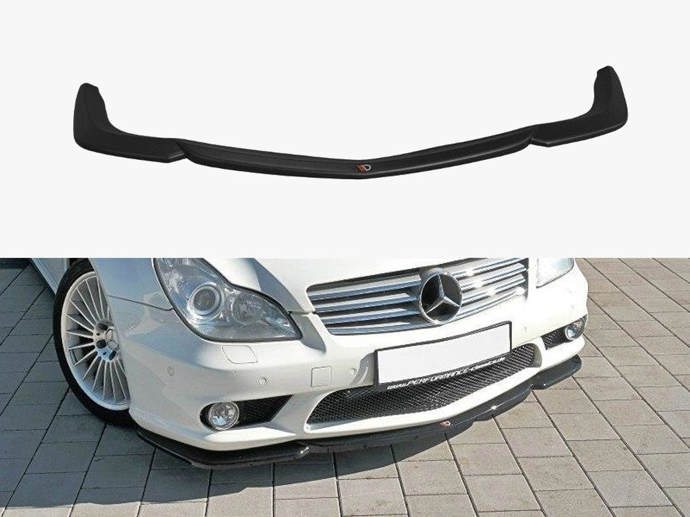 MAXTON DESIGN FRONT SPLITTER V.1 MERCEDES CLS C219 55 AMG (2004-2006) — photo 1