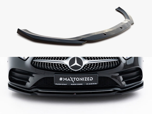 MAXTON DESIGN FRONT SPLITTER V.1 MERCEDES CLS AMG LINE C257 — photo 1