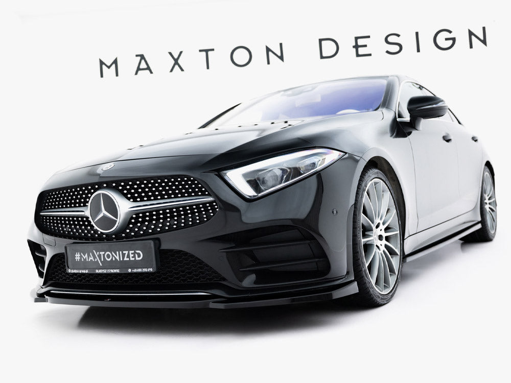 MAXTON DESIGN FRONT SPLITTER V.1 MERCEDES CLS AMG LINE C257 — photo 2