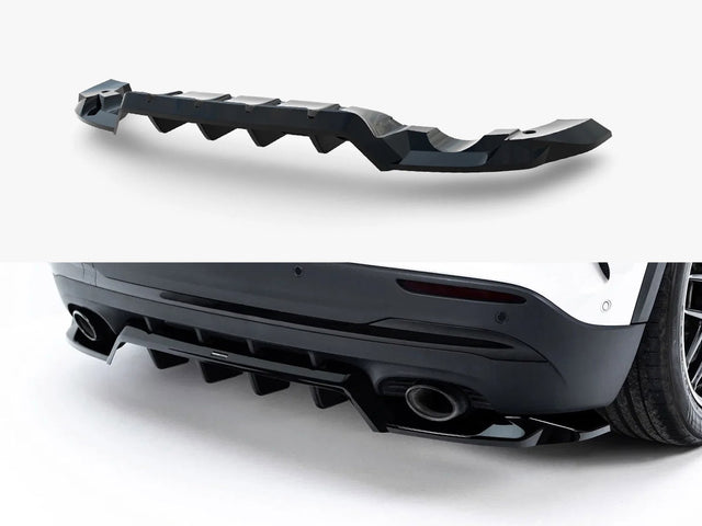 MAXTON DESIGN REAR SPLITTER WITH VERTICAL BARS MERCEDES-AMG GLA 35 H247 — photo 1
