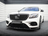MAXTON DESIGN FRONT SPLITTER V.2 MERCEDES S-CLASS AMG LINE W222 FACELIFT — photo 2