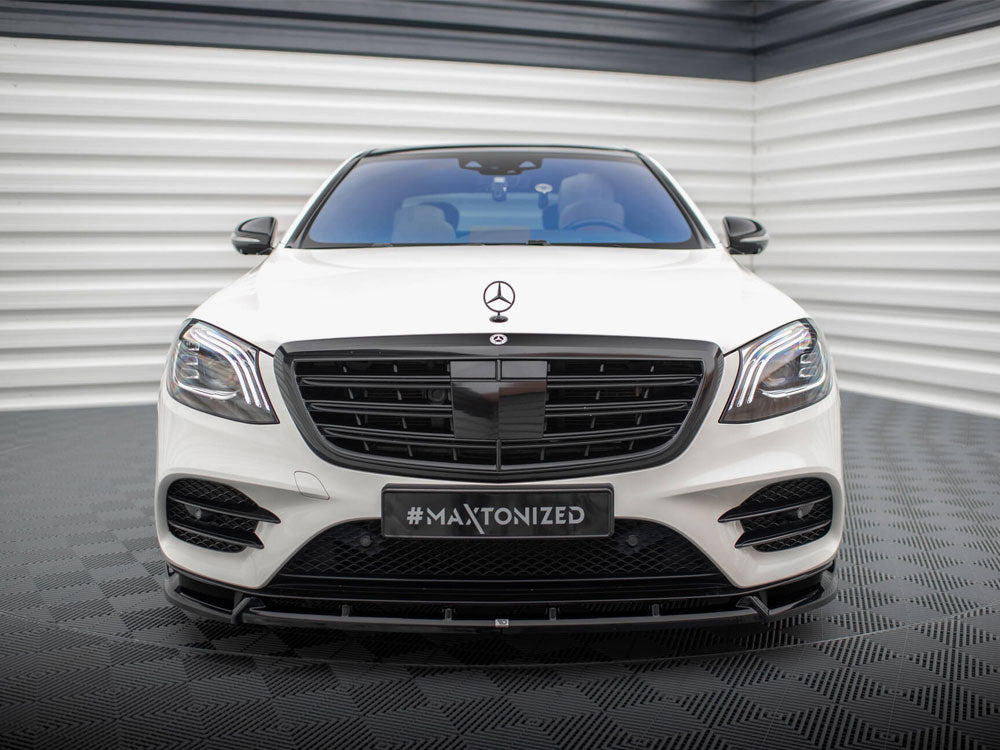 MAXTON DESIGN FRONT SPLITTER V.2 MERCEDES S-CLASS AMG LINE W222 FACELIFT — photo 3