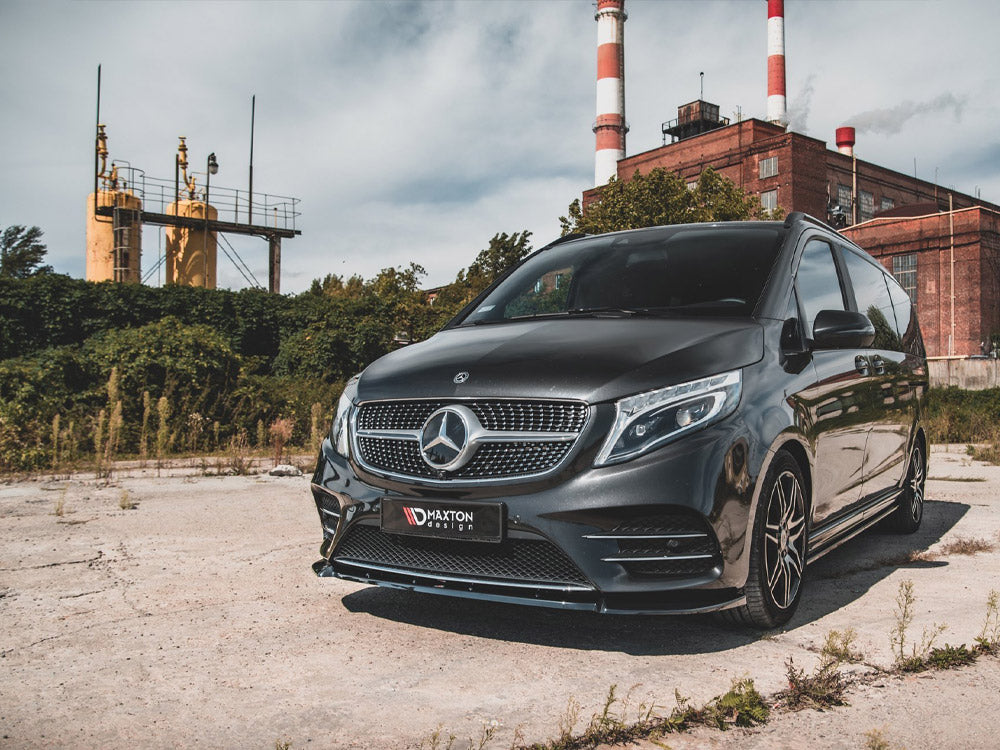MAXTON DESIGN FRONT SPLITTER V3 MERCEDES V-CLASS W447 — photo 2