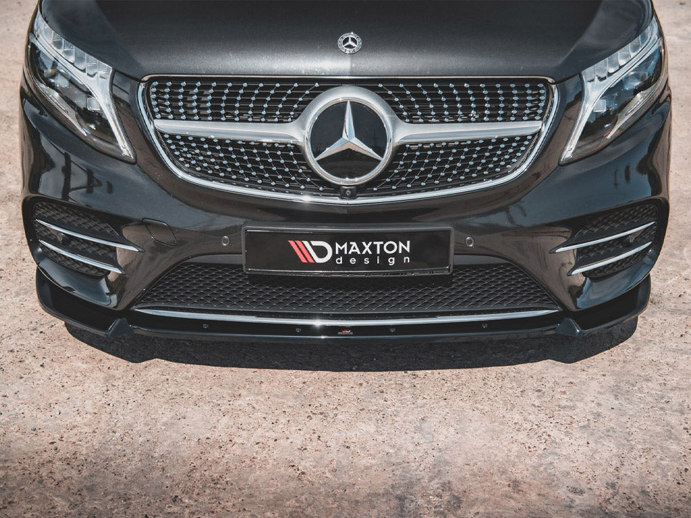 MAXTON DESIGN FRONT SPLITTER V3 MERCEDES V-CLASS W447 — photo 3