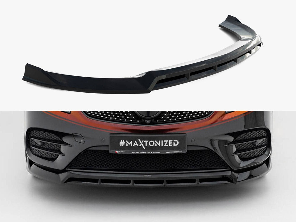 MAXTON DESIGN FRONT SPLITTER V6 MERCEDES-BENZ V-CLASS AMG LINE W447 FACELIFT — photo 1