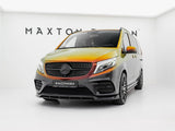 MAXTON DESIGN FRONT SPLITTER V6 MERCEDES-BENZ V-CLASS AMG LINE W447 FACELIFT — photo 2