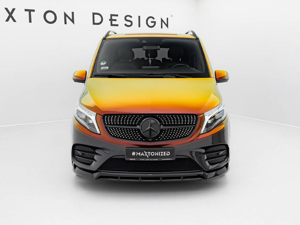 MAXTON DESIGN FRONT SPLITTER V6 MERCEDES-BENZ V-CLASS AMG LINE W447 FACELIFT — photo 3