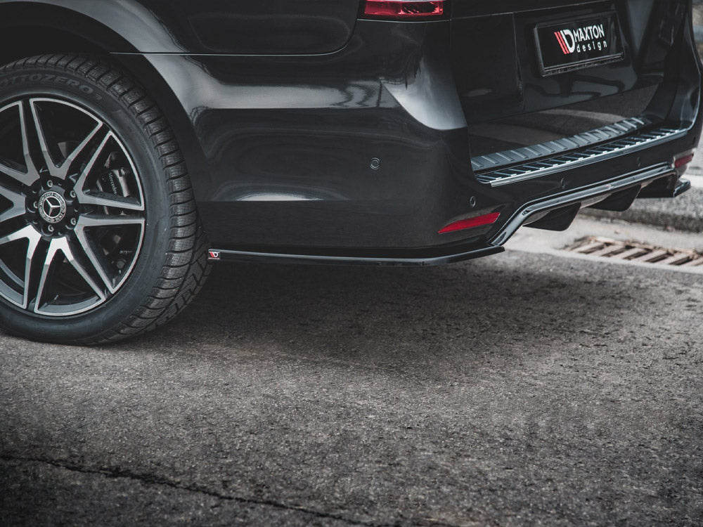 MAXTON DESIGN REAR SIDE SPLITTERS V2 MERCEDES-BENZ V-CLASS W447 FACELIFT — photo 4
