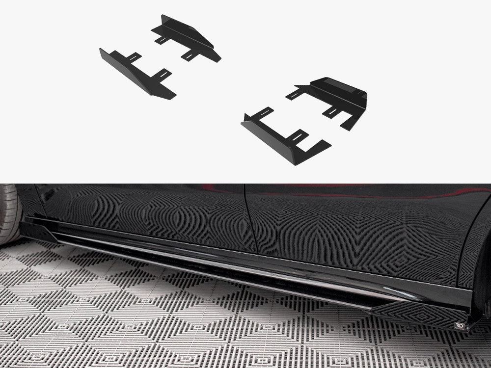 MAXTON DESIGN SIDE FLAPS MERCEDES A35 AMG / AMG LINE AERO PACK W177 — photo 1