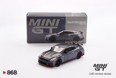 Mini GT – Nissan GT-R Nismo Stealth Grey – MGT00868-R – supplier image