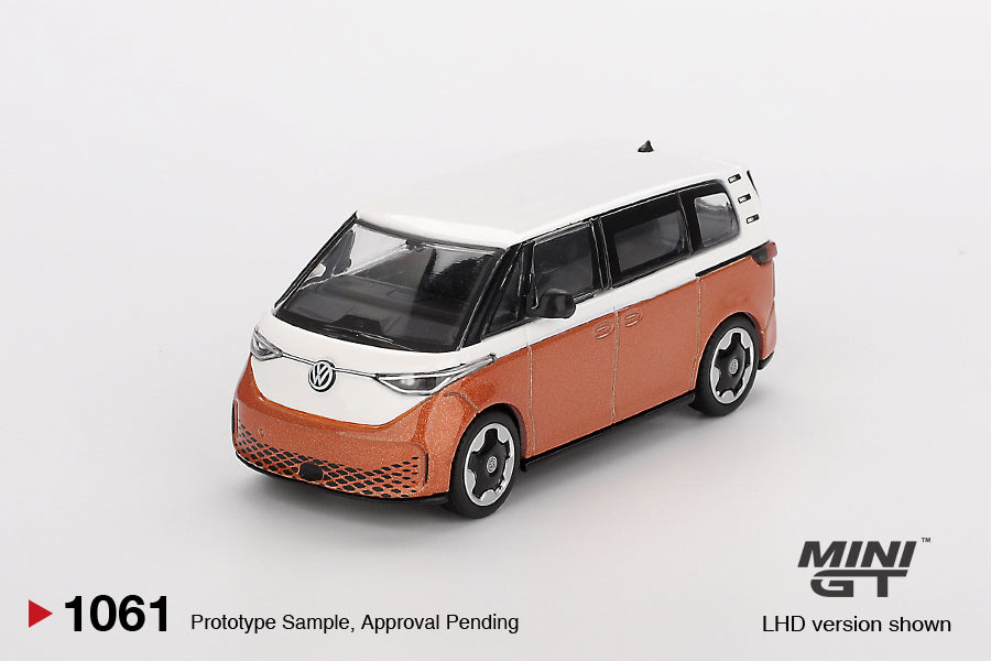 Mini GT – Volkswagen ID.Buzz Candy White / Orange – MGT01061-R – supplier image