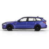 Mini GT – BMW M3 Competition Touring Portimao Blue – product view 2