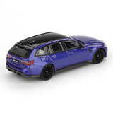 Mini GT – BMW M3 Competition Touring Portimao Blue – product view 3