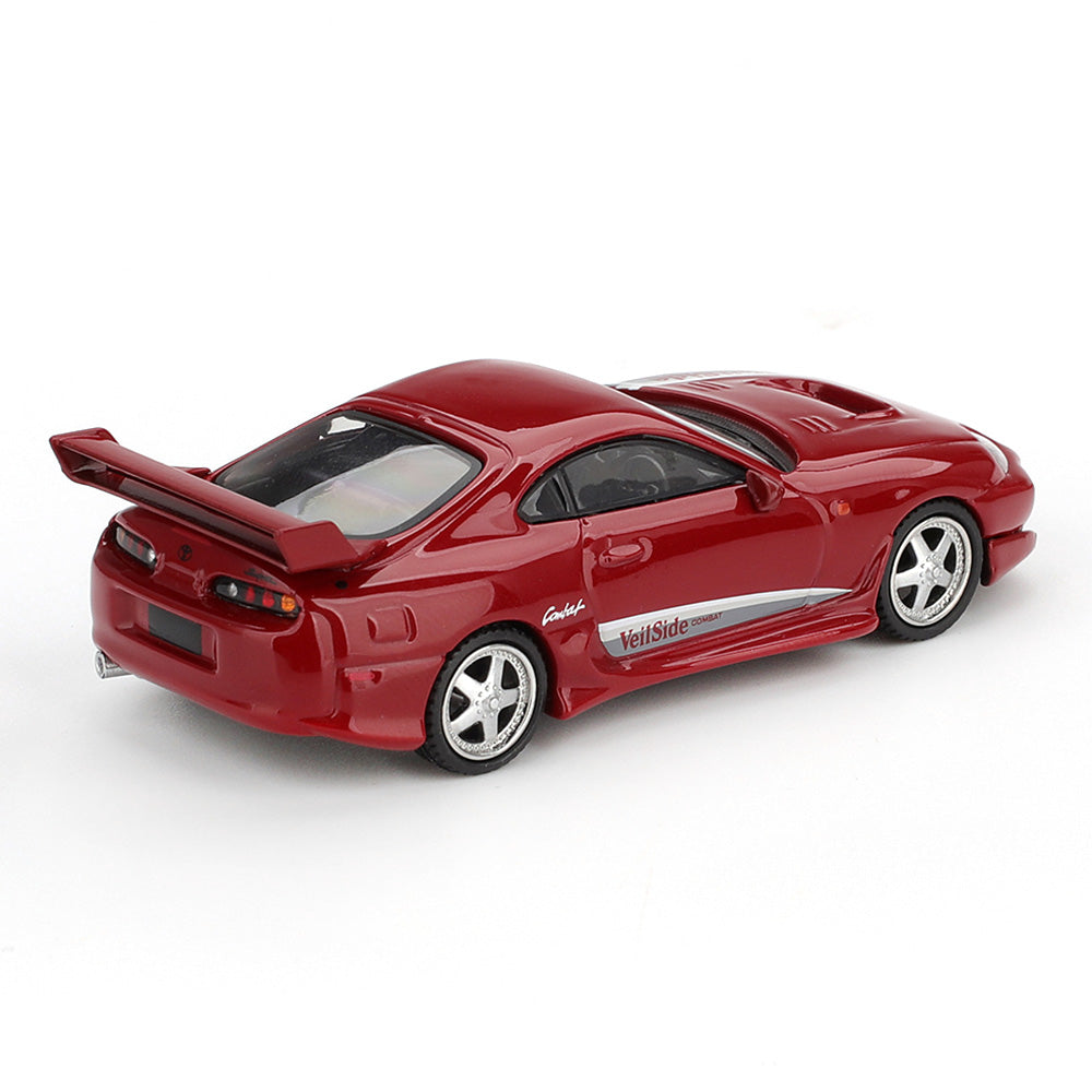 Mini GT – Toyota Supra VeilSide Combat V-I Red – product view 3