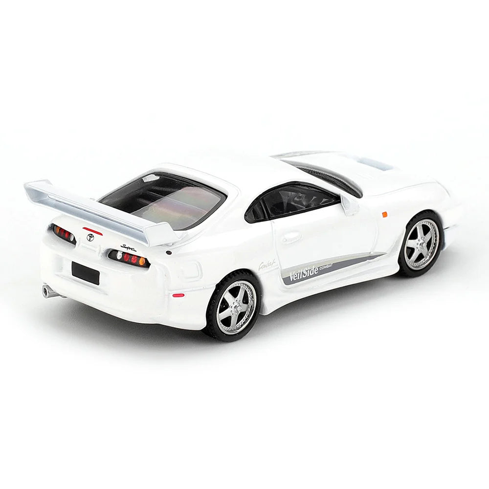 Mini GT – Toyota Supra VeilSide Combat V-I White – product view 3
