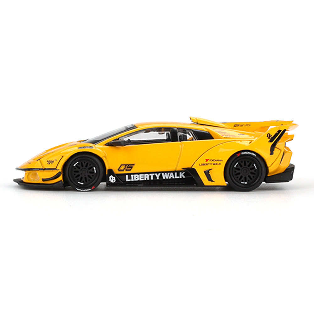 Mini GT – Lamborghini LBSW Murcielago GT Avo Yello – product view 2