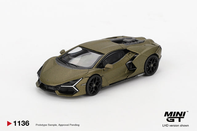 Mini GT – Lamborghini Revuelto Verde Gea Matte