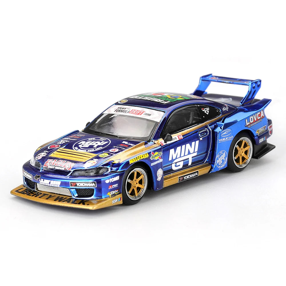 Mini GT – Nissan Silvia (S15) LB555 Team Mini GT