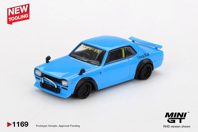 Mini GT – Nissan LB Works HAKOSUKA Baby Blue