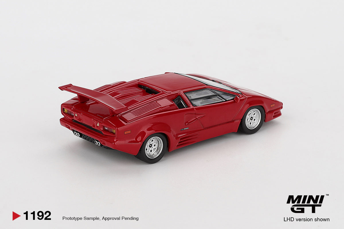 Mini GT – Lamborghini Countach 25th Anniversary Red – product view 3