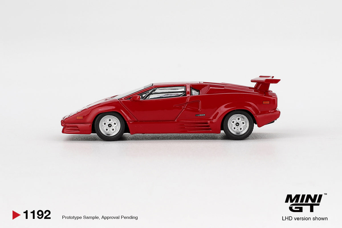 Mini GT – Lamborghini Countach 25th Anniversary Red – product view 2