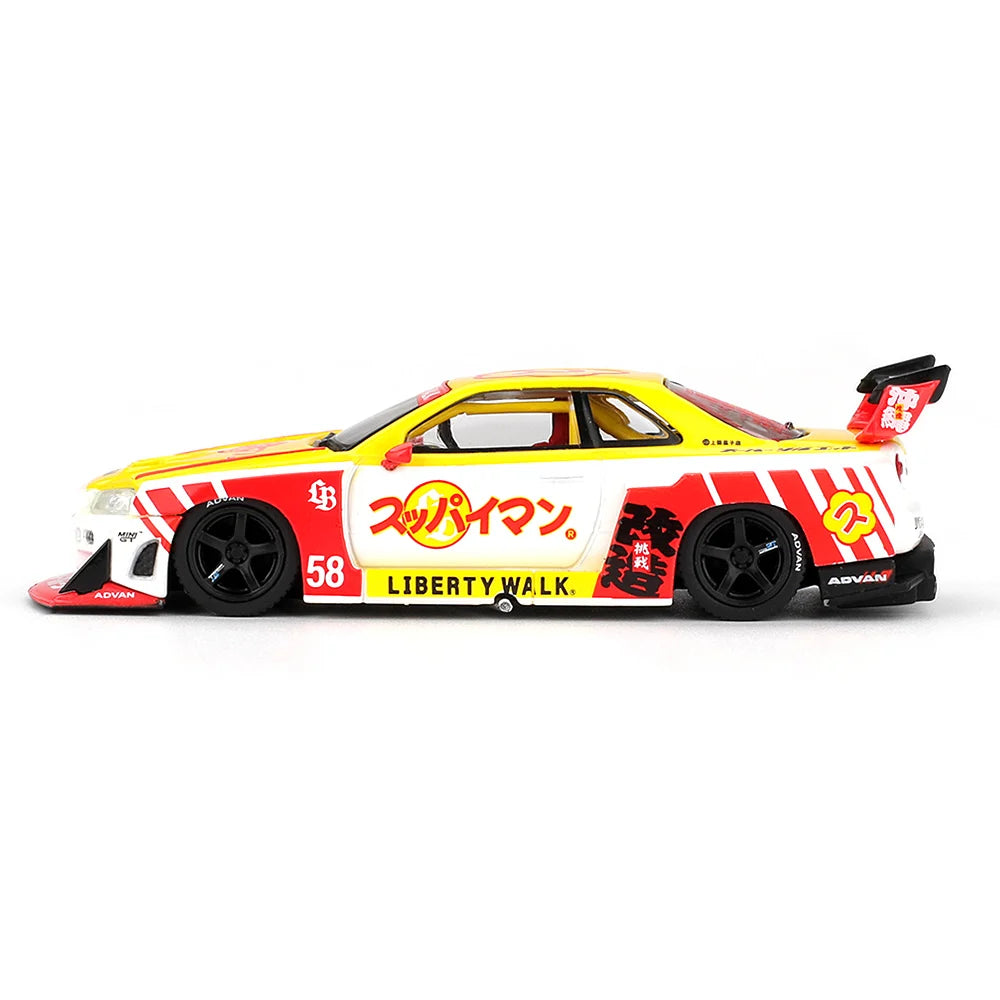 Mini GT – Nissan LB-ER34 Skyline Suppaiman Okinawa – product view 2