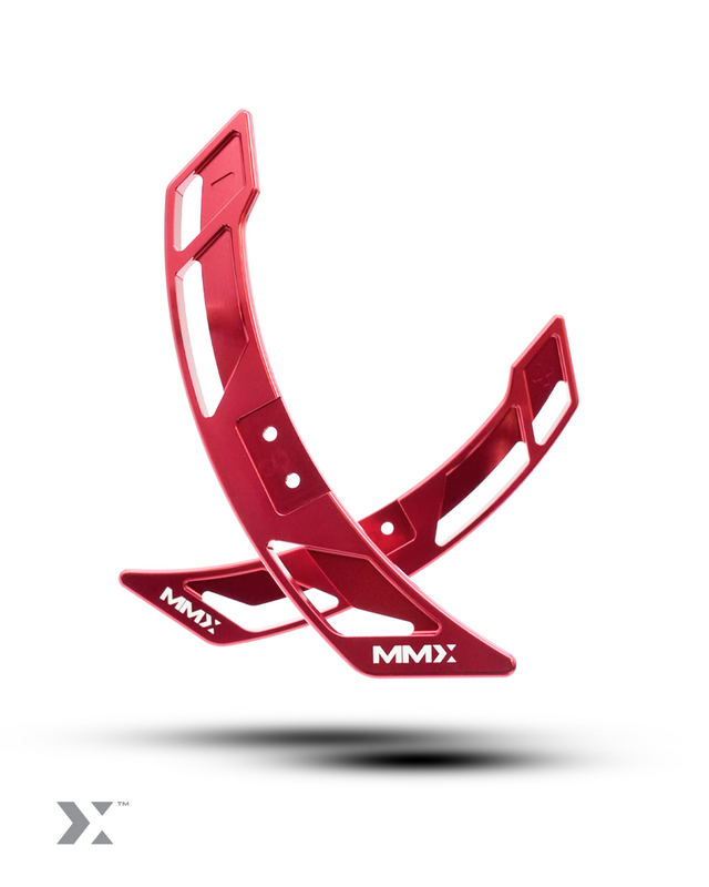 MMX F-Series Magnetic Gear Shift Paddles – Red – MMR04-0003-RED – view 1
