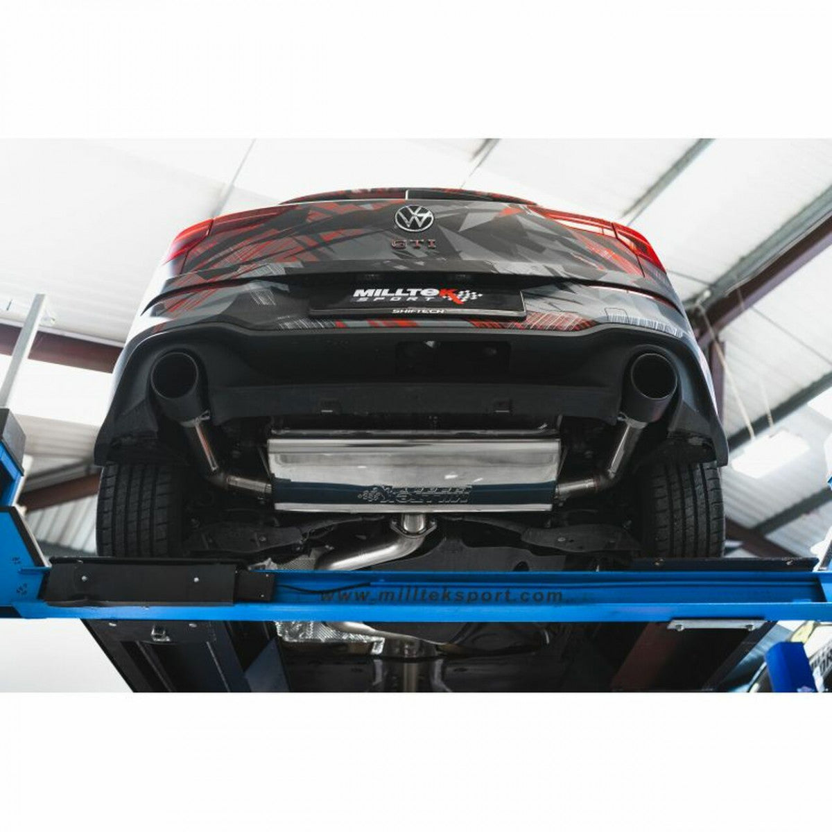 Milltek Sport Particulate Filter-back 80mm OPF/GPF Back System with Cerakote Black GT-115 Trims