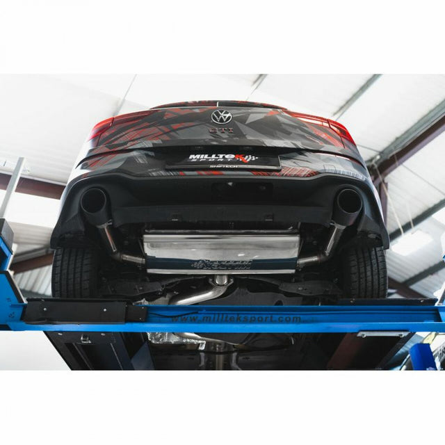 Milltek Sport Particulate Filter-back 80mm OPF/GPF Back System with Cerakote Black GT-115 Trims
