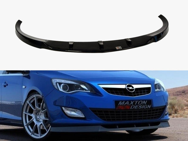 MAXTON DESIGN Front Splitter Opel Astra J Pre-Facelift — photo 1