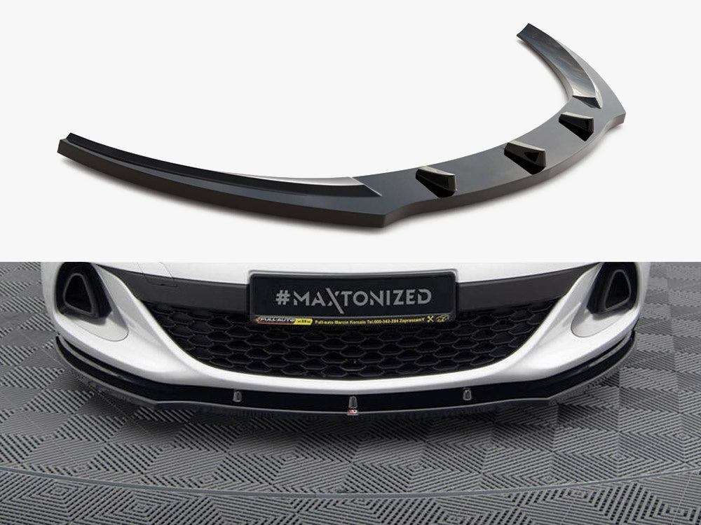 MAXTON DESIGN Front Splitter V.1 Opel Astra J OPC / VXR — photo 1