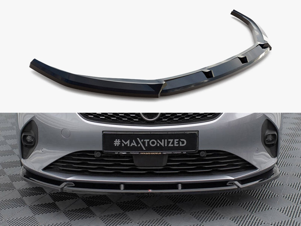 MAXTON DESIGN FRONT SPLITTER V.1 OPEL CORSA F (MK6) — photo 1