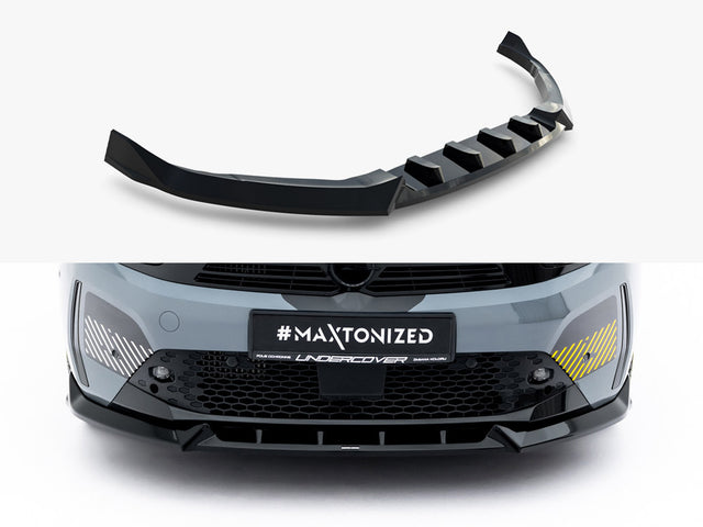 MAXTON DESIGN FRONT SPLITTER OPEL CORSA F FACELIFT (MK6 FACELIFT) — photo 1