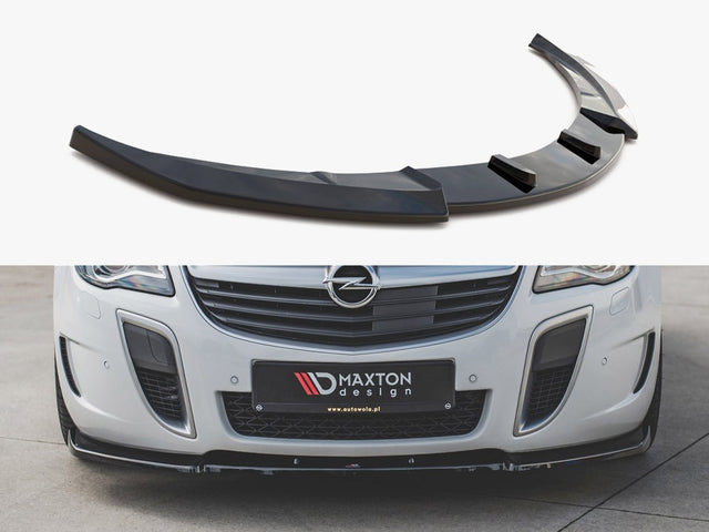 MAXTON DESIGN FRONT SPLITTER V.1 OPEL / VAUXHALL INSIGNIA MK1 VXR / OPC FACELIFT — photo 1