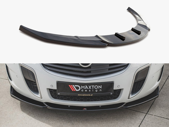 MAXTON DESIGN FRONT SPLITTER V.2 OPEL / VAUXHALL INSIGNIA MK1 VXR / OPC FACELIFT — photo 1