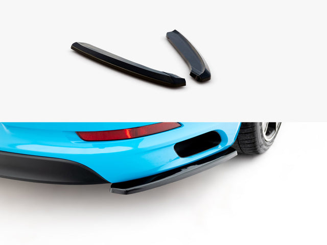 MAXTON DESIGN REAR SIDE SPLITTERS PORSCHE 911 CARRERA 991 FACELIFT — photo 1