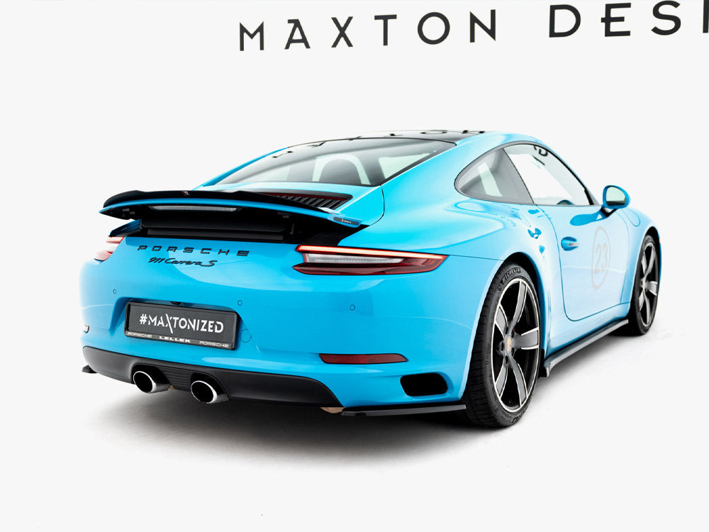 MAXTON DESIGN REAR SIDE SPLITTERS PORSCHE 911 CARRERA 991 FACELIFT — photo 2
