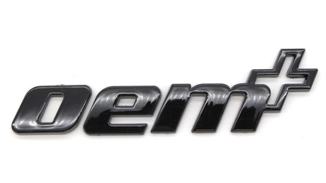 Racingline OEM Plus Badge Black