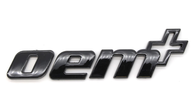 Racingline OEM Plus Badge Black