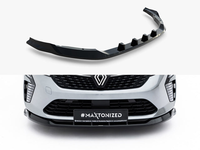 MAXTON DESIGN FRONT SPLITTER RENAULT CLIO MK5 FACELIFT — photo 1