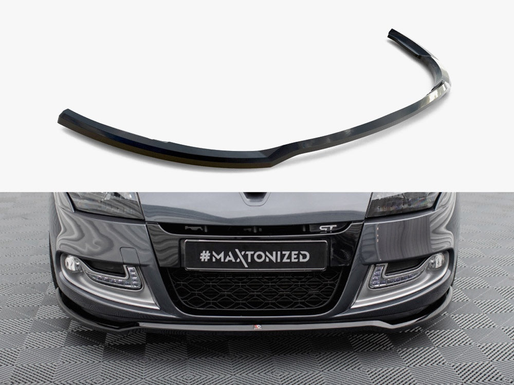 MAXTON DESIGN FRONT SPLITTER V1 RENAULT MEGANE GT MK3 FACELIFT — photo 1